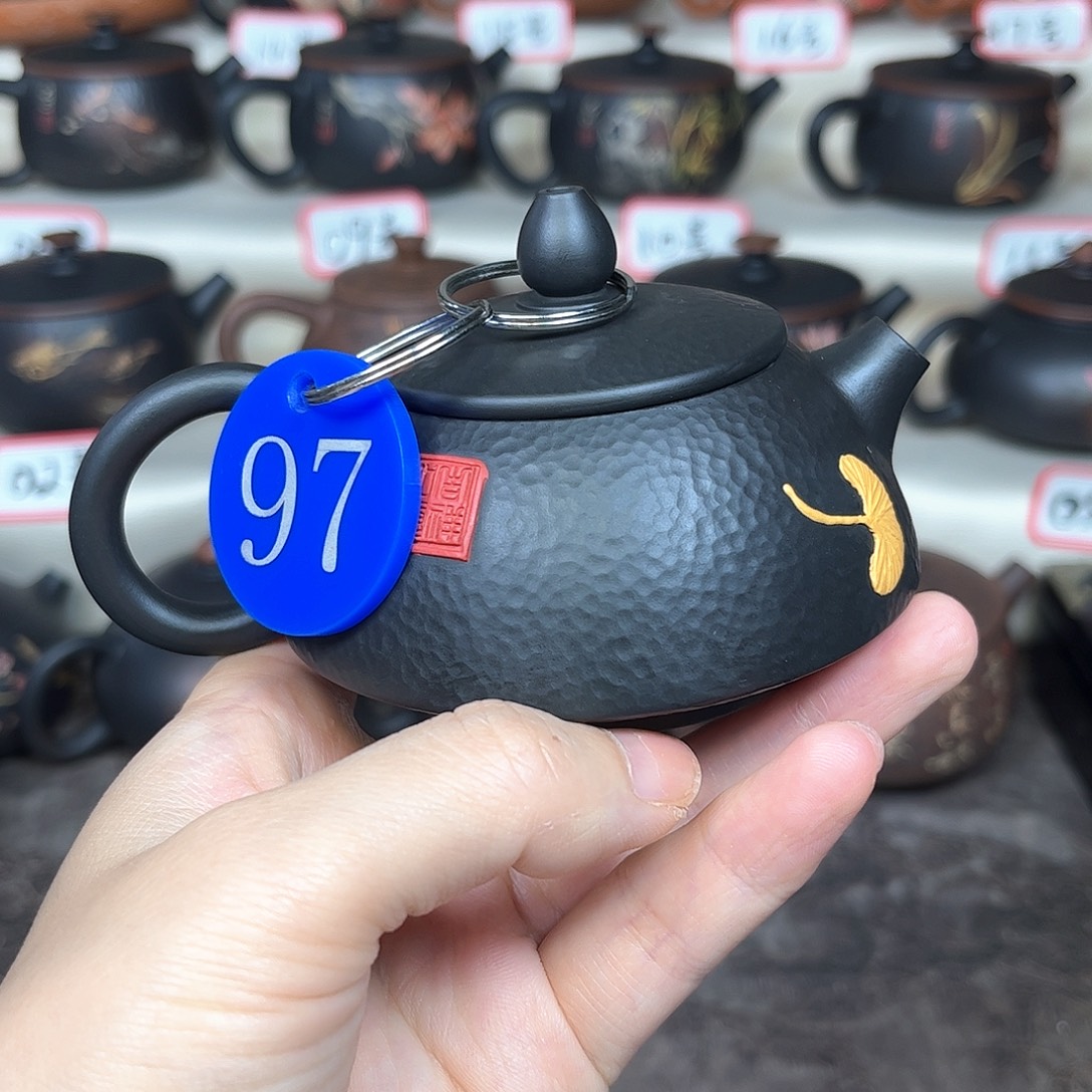 120毫升微微瑕纯手工锤纹堆绘