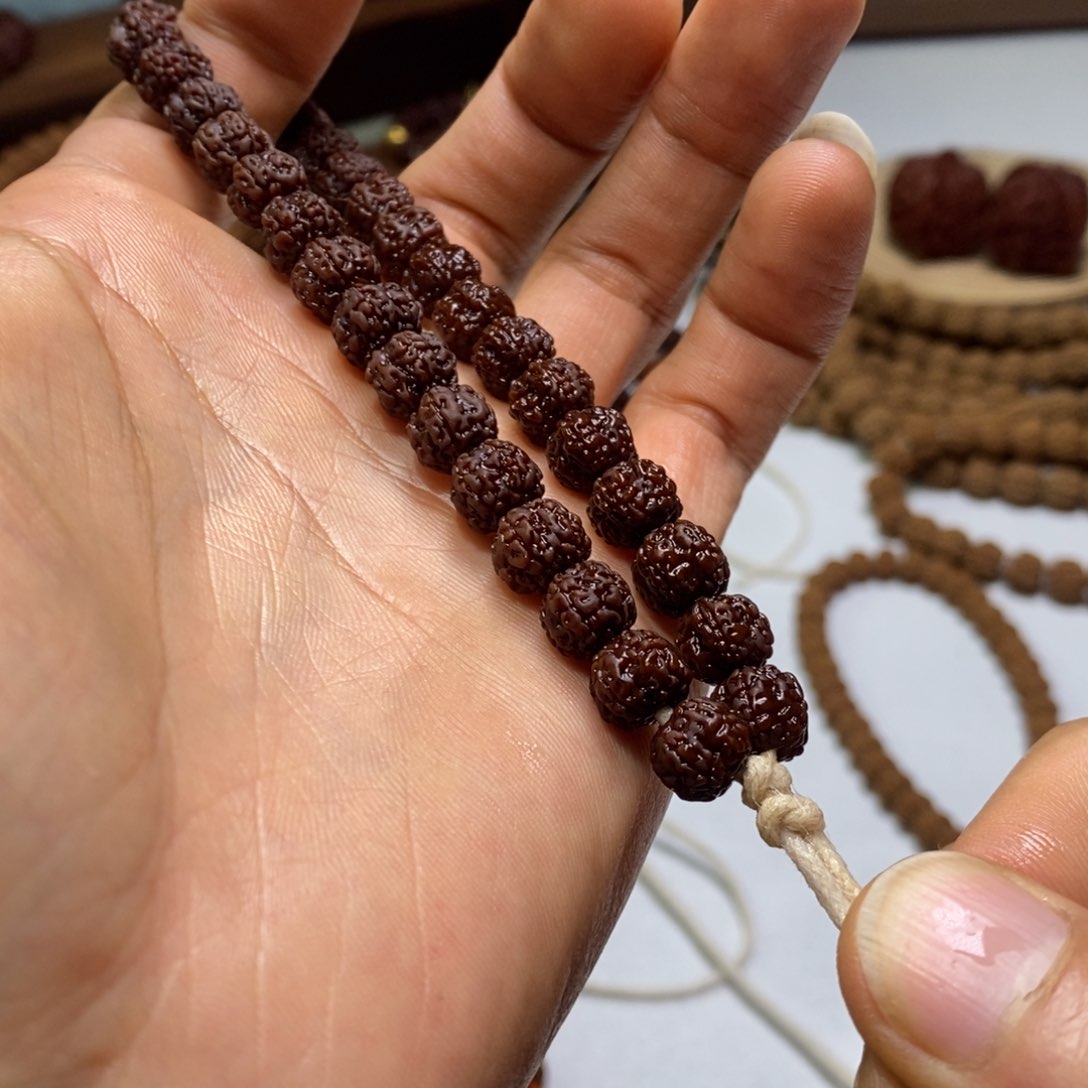 金刚菩提手串五****心8+老树梅花