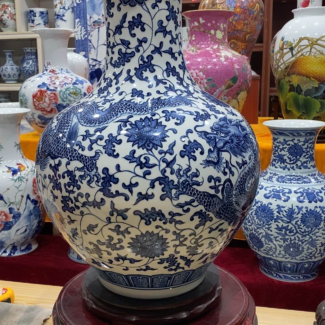 摆件陶景德镇胜凤陶瓷摆件