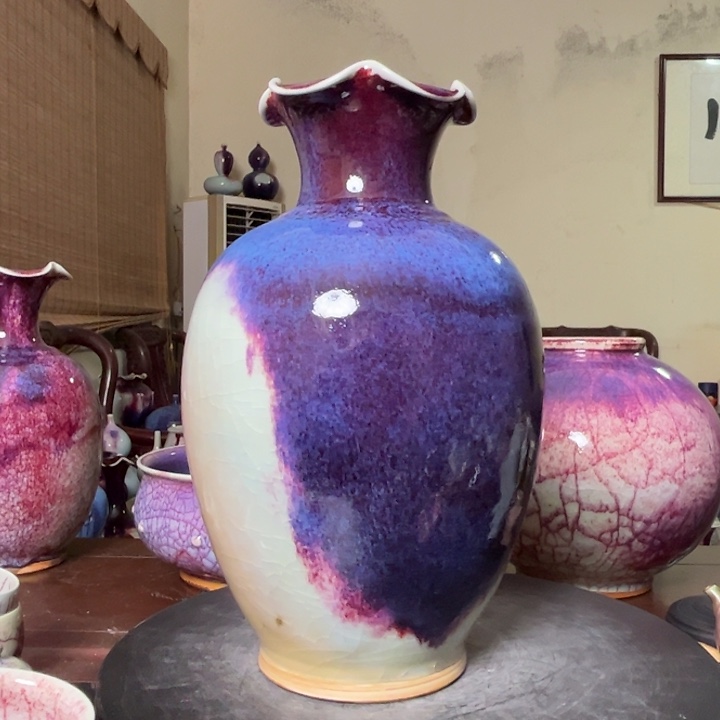 牛家钧窑牛自恒老师钧瓷