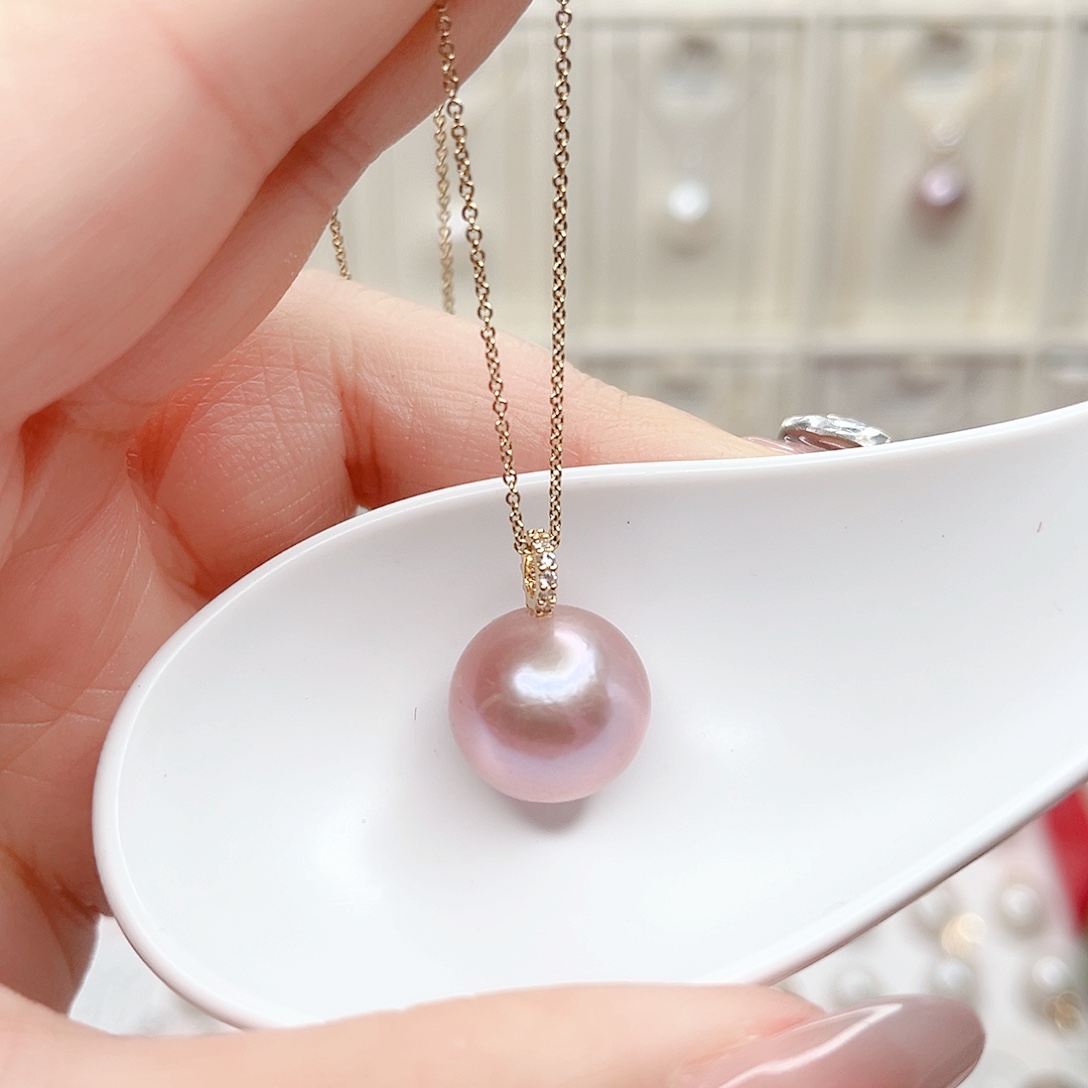 合金淡水珍珠吊坠(赠链)