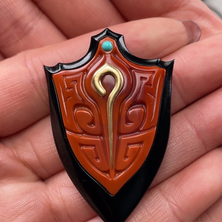 南红玛瑙吊坠未镶嵌