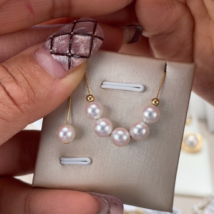 海水珍珠颈饰18K金镶嵌