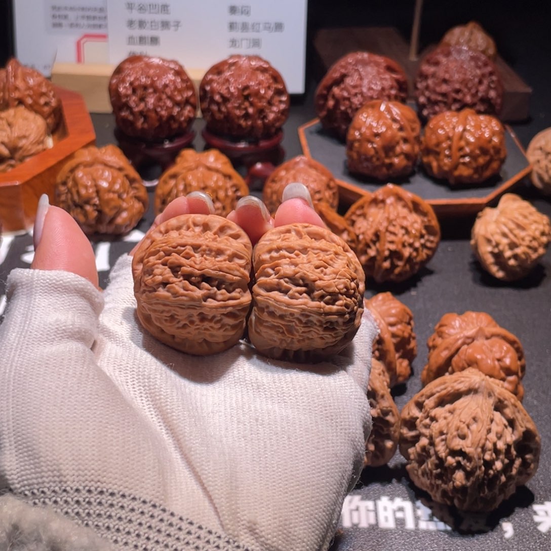 吊坠文玩核桃36.35白狮子3749