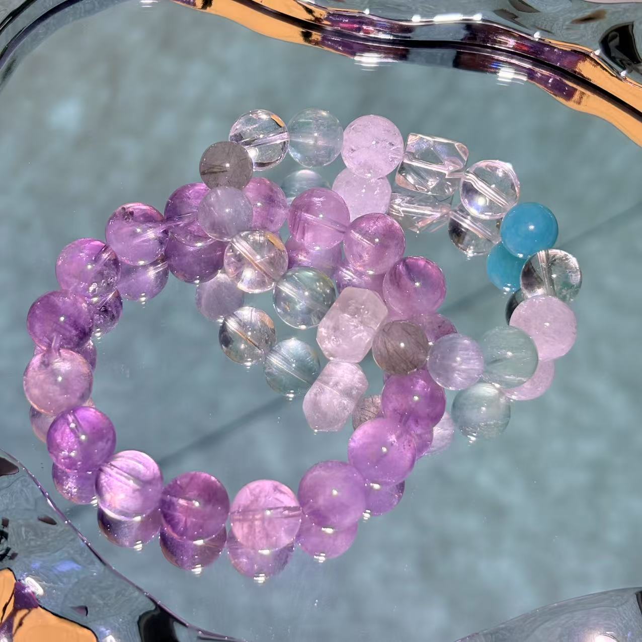 CX2孤品水晶手串一套