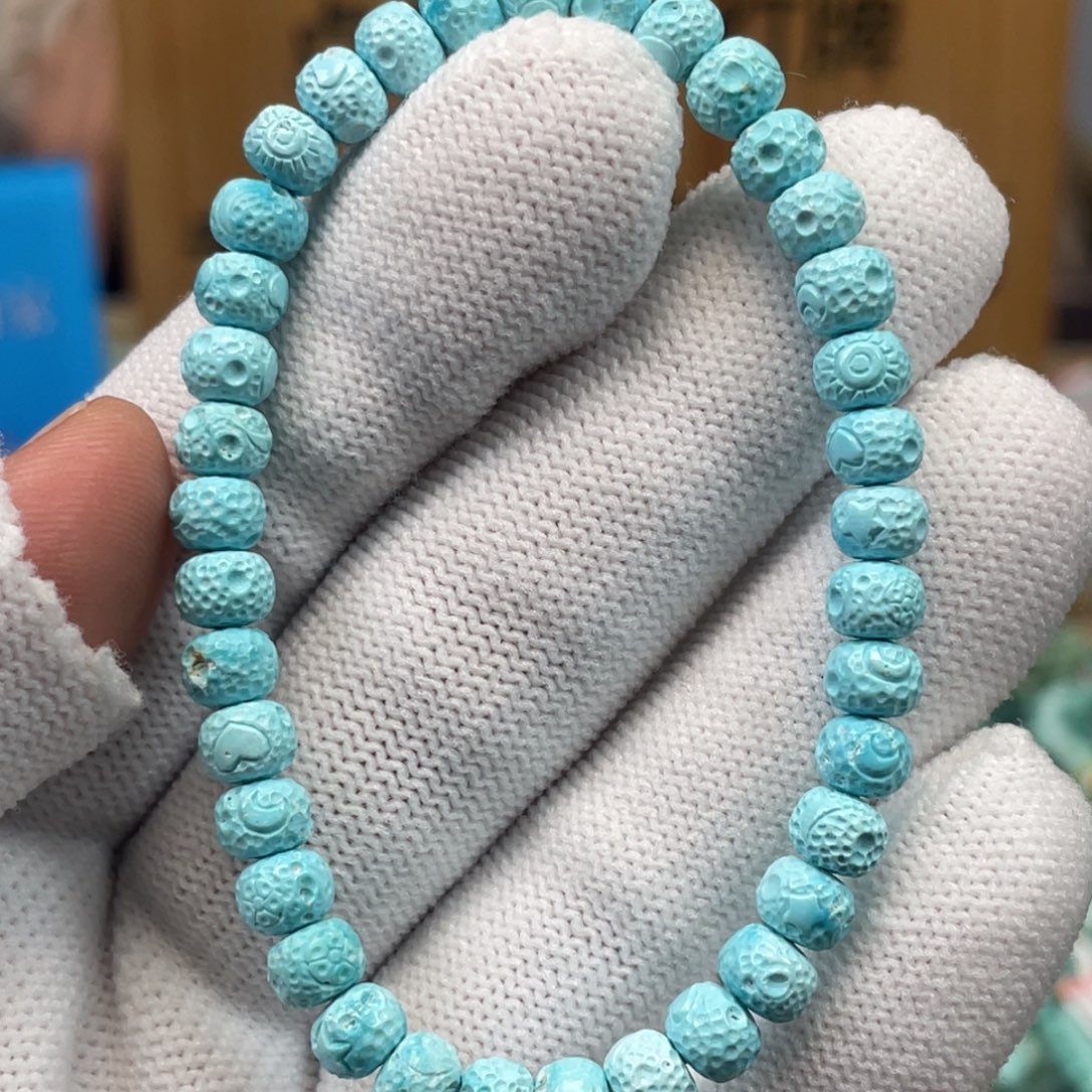 绿松石未镶嵌挂件