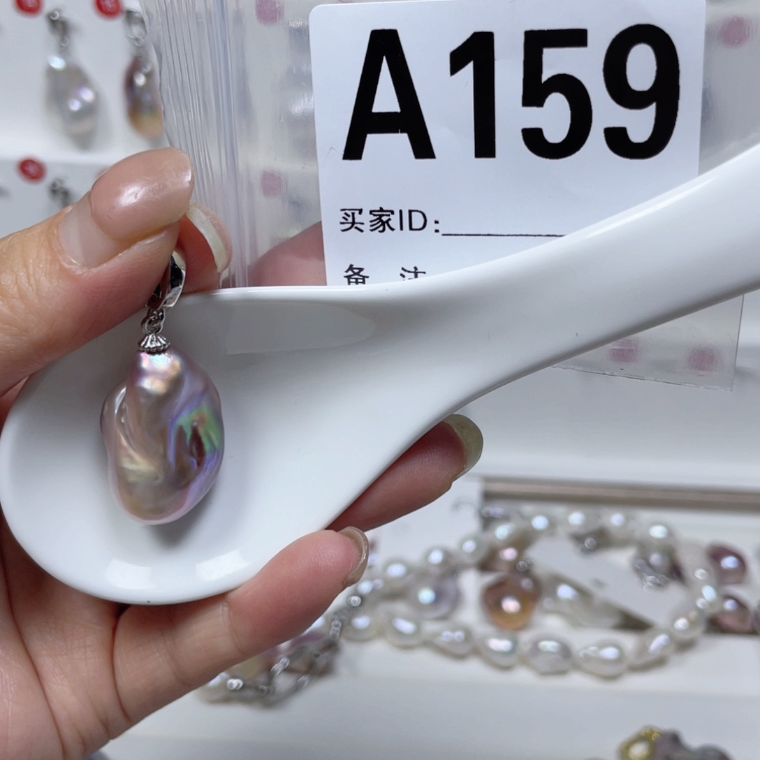 淡水珍珠巴洛克银S925镶嵌