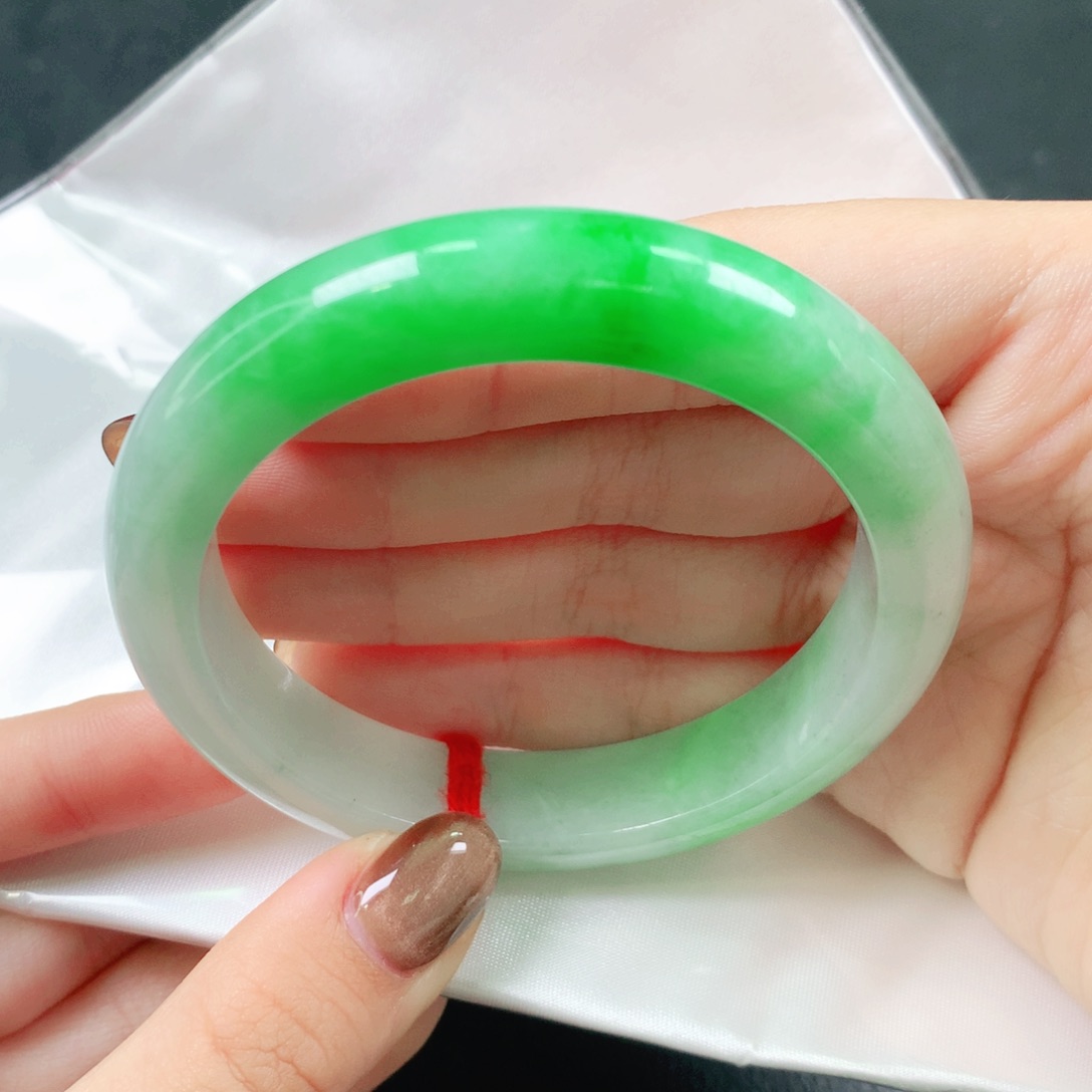 翡翠未镶嵌手镯57圈1312