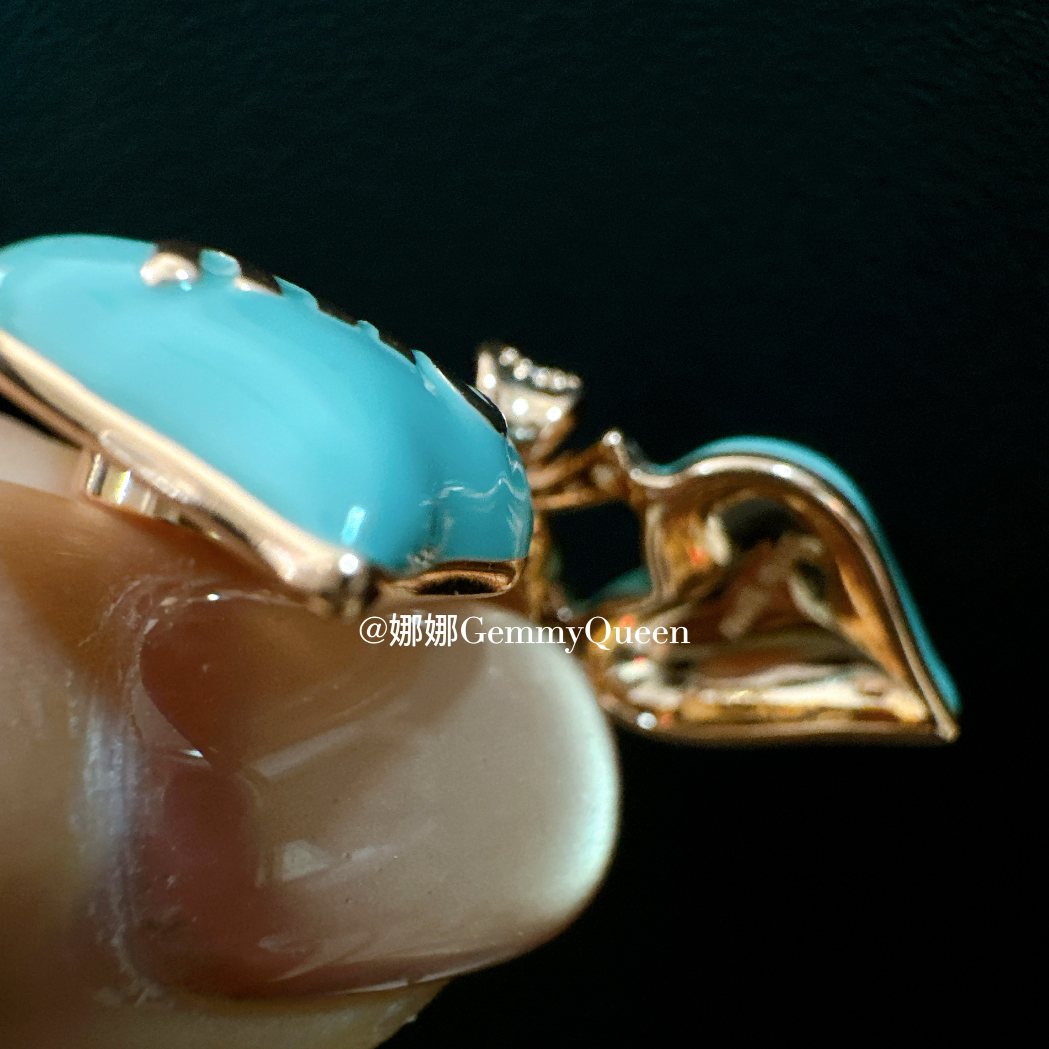 铜合金合成锆石耳饰 娜娜GemmyQueen耳环GQ05498