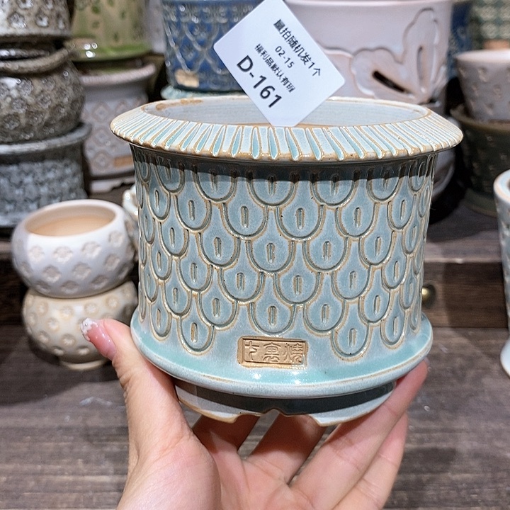 七里烧陶瓷02-15-161内口8