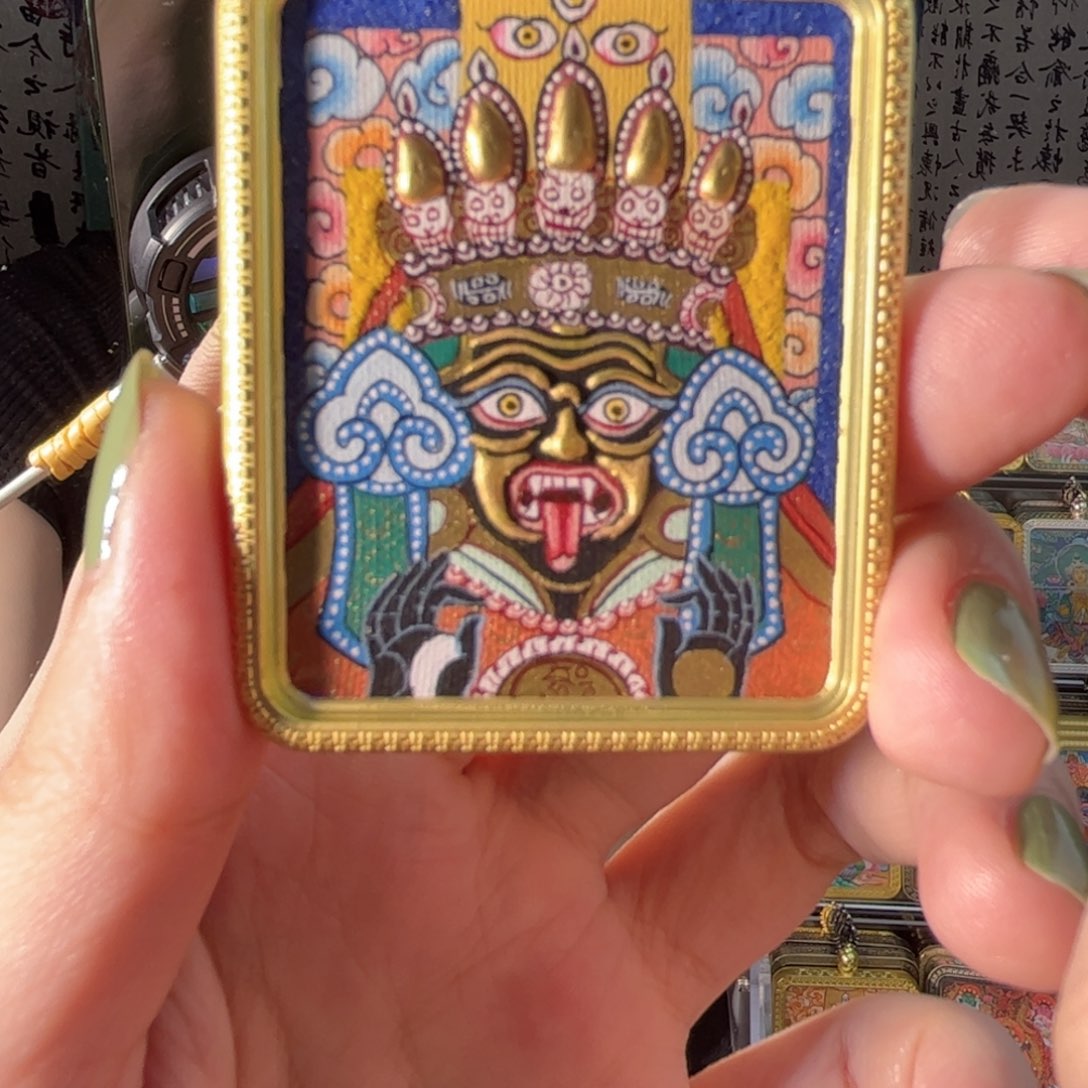 纯手绘扎基拉姆 凸金