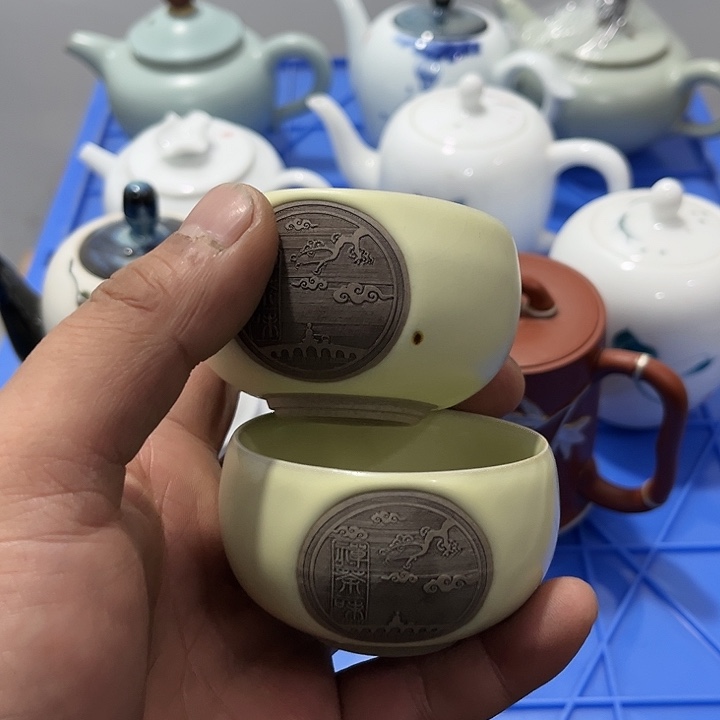 优***姐茶具默认微瑕瓷器、茶具、壶、摆件，介意勿拍