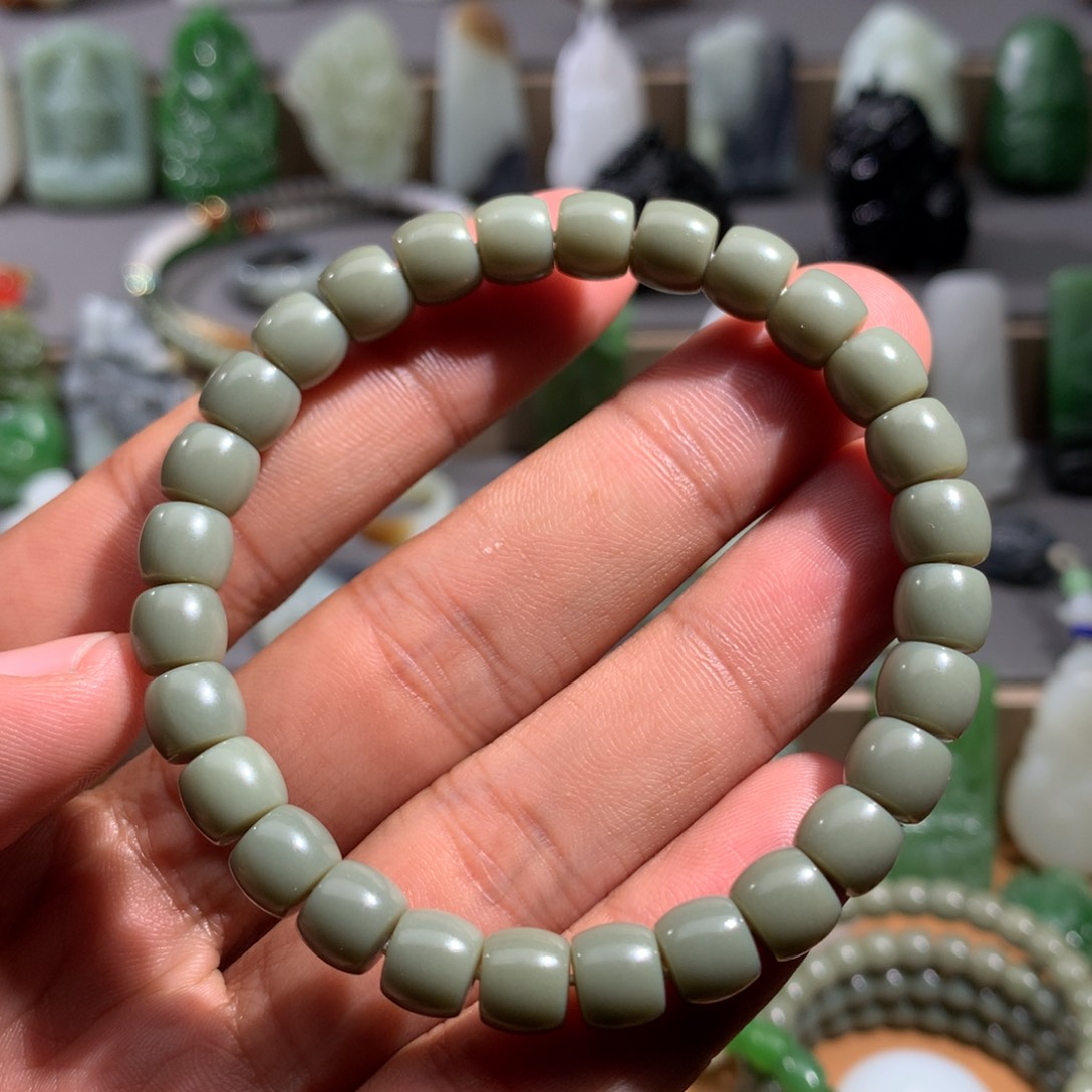 和田玉手链未镶嵌