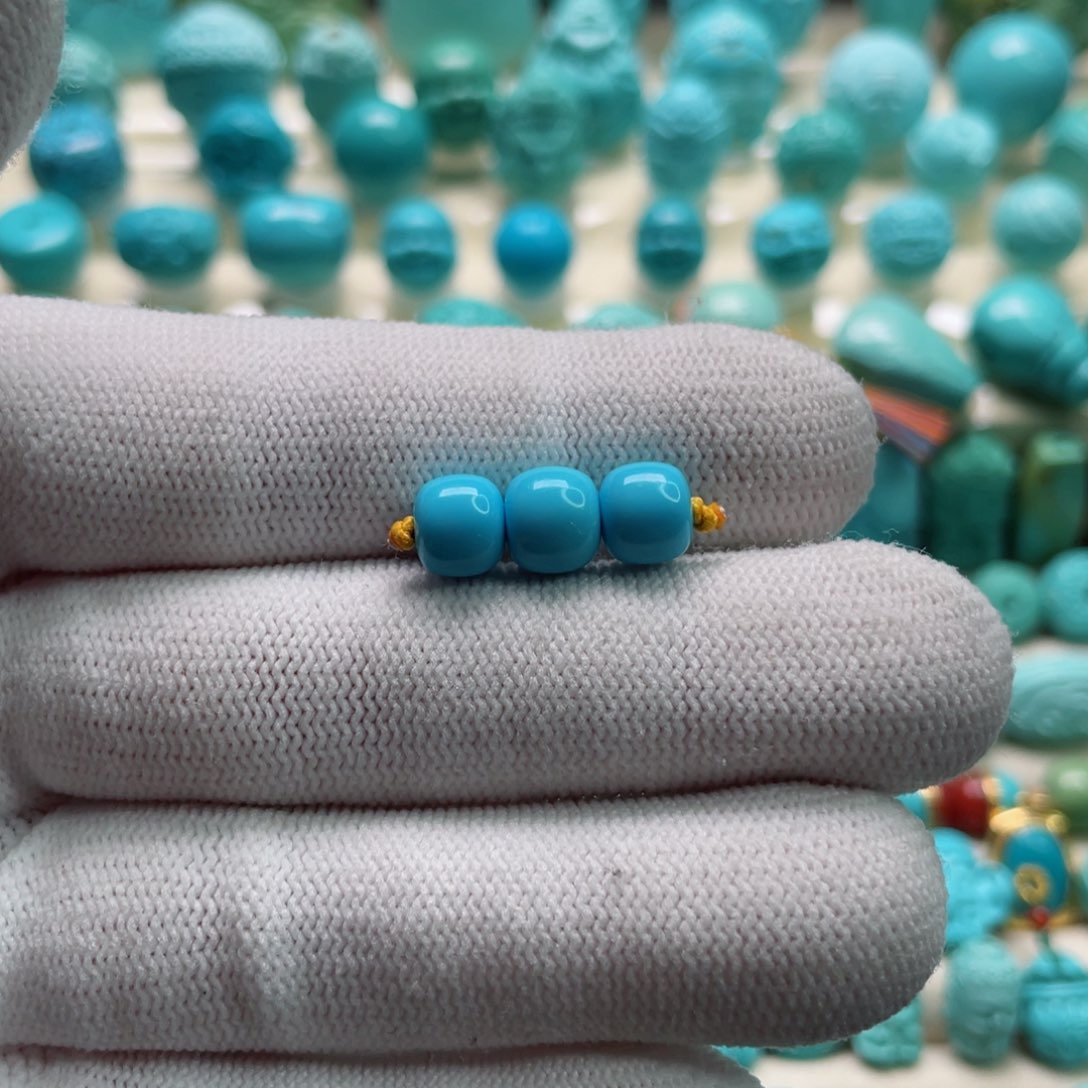 绿松石珠宝奇石未镶嵌