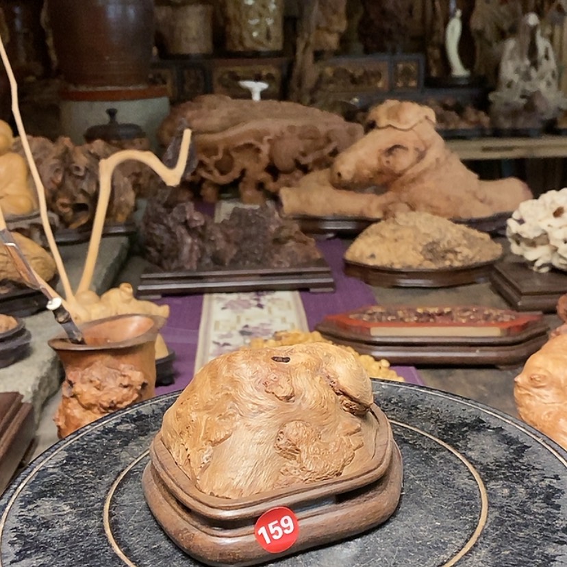 【闪购商品】159号荔枝木香炉工艺