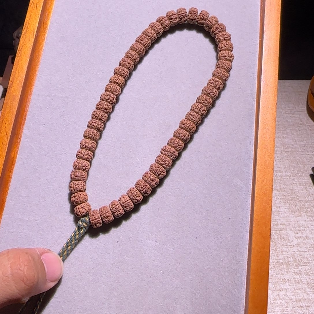 金刚菩提手串厚切盘龙纹单圈