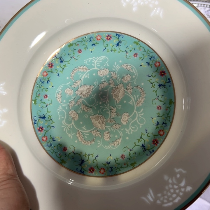 杯八寸红叶陶瓷一个