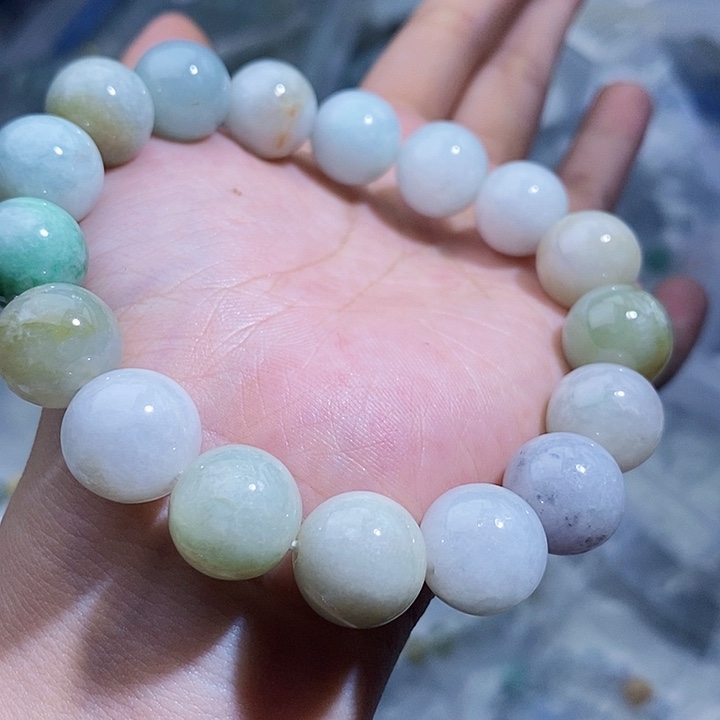 未镶嵌手串翡翠天然缅甸A货翡翠