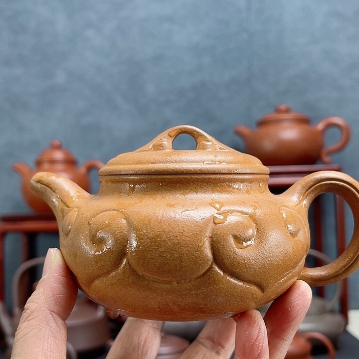 紫砂茶壶东**哥四号井黄金段
