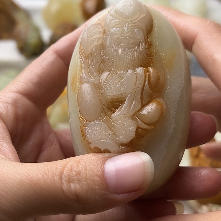 石材古青石不退换寿星