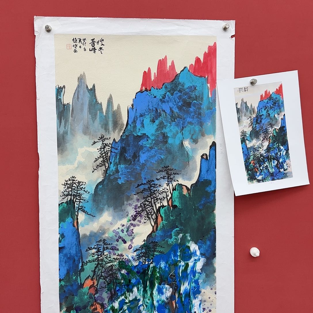 国画艺术家的作品