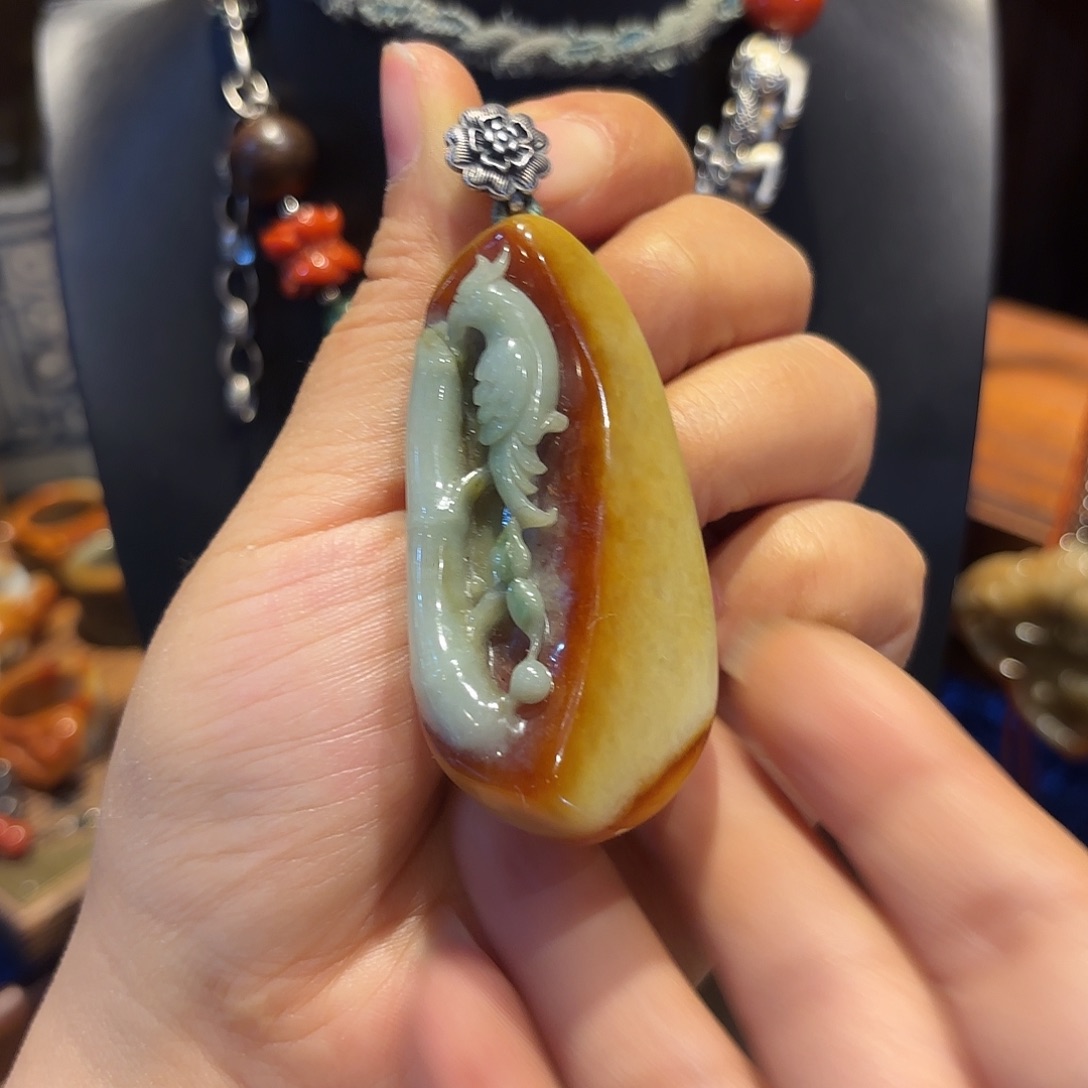 翡翠颈饰未镶嵌原创