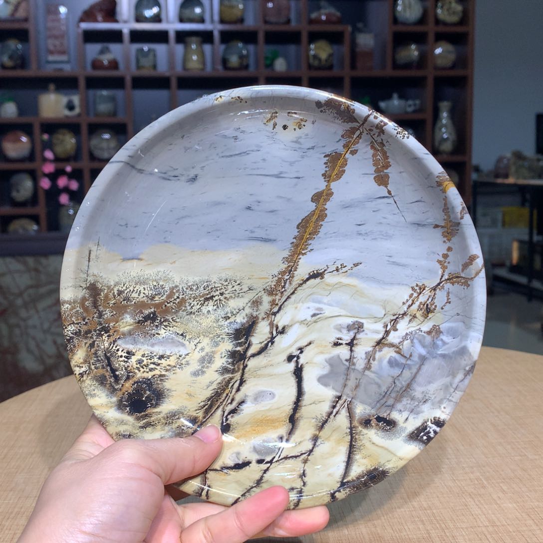 紫砂，广西国画石摆件，收藏观赏