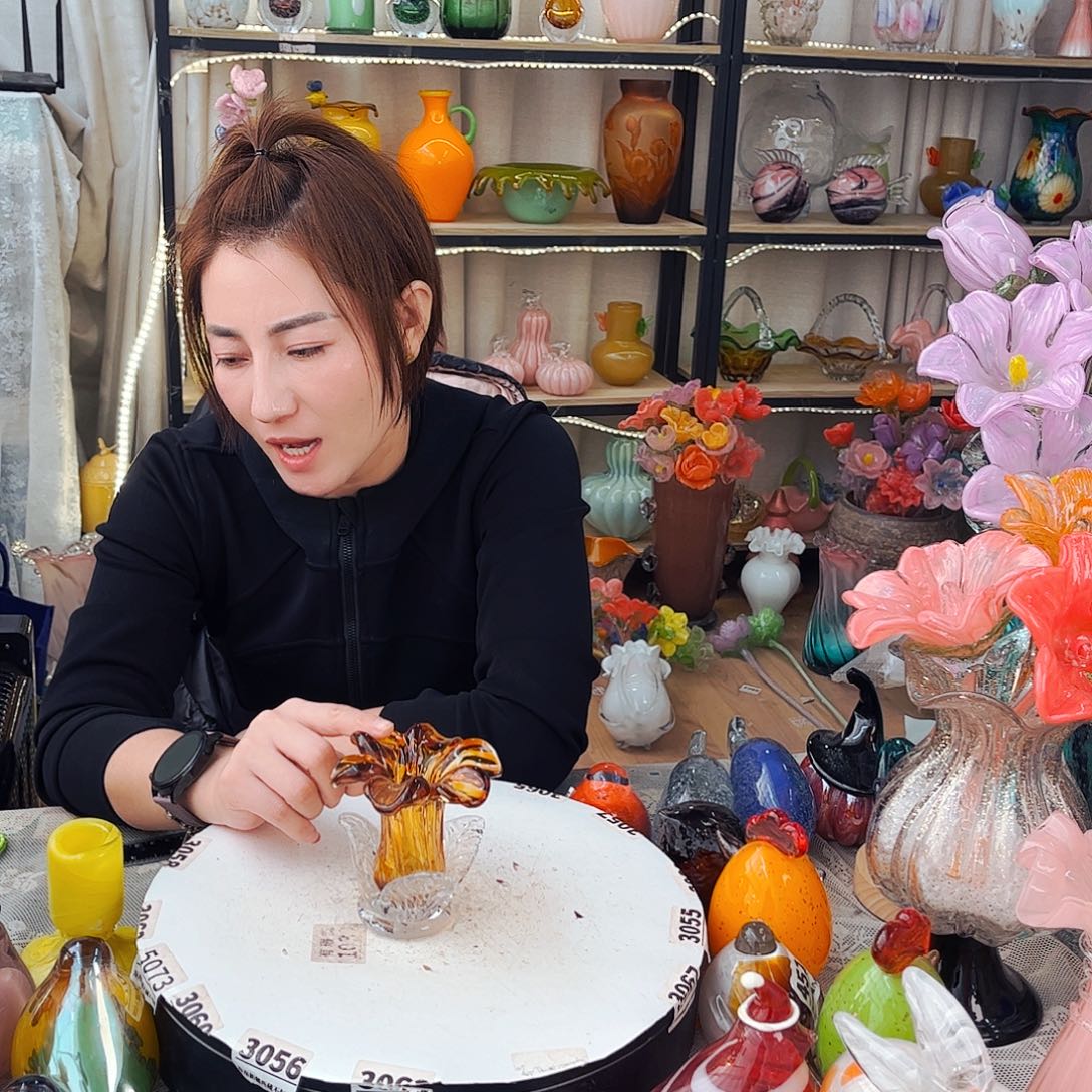 烛台花 福利家悦琉璃工艺品