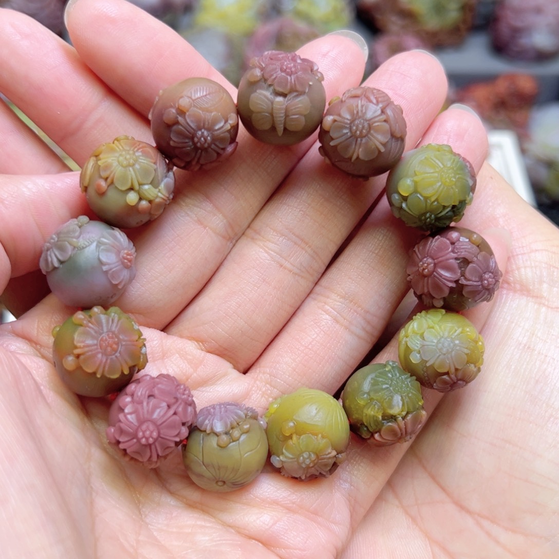 我***扬玛瑙/玉髓未镶嵌手串手串