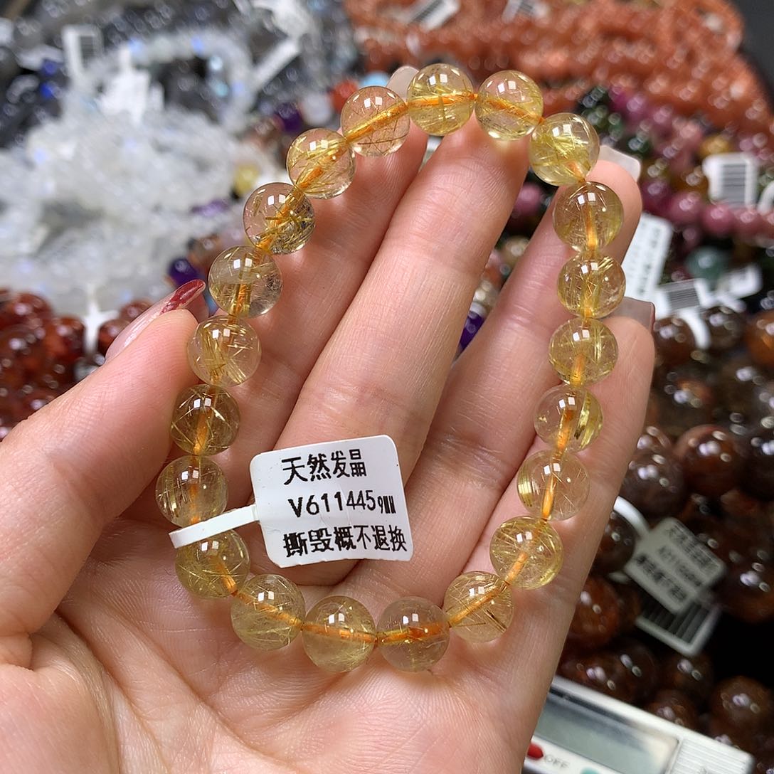 水晶手链未镶嵌，