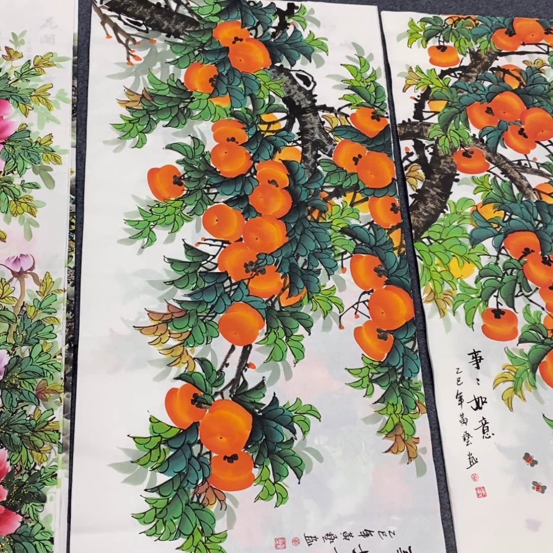 国画?*雨尺寸140✖️70四尺精品手绘画