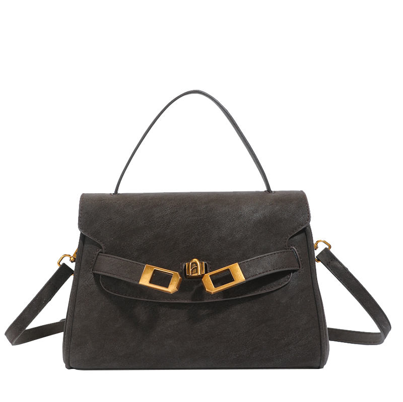 6071 乌木色 （长25厘米高17厘米）经典百搭女士包包（无礼盒）带挂件