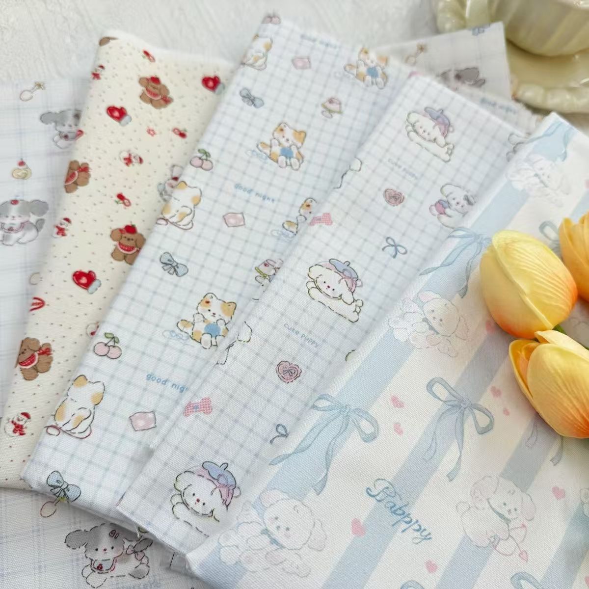 C(101~150)云朵棉面料微瑕手工DIY（非纯棉）听清尺寸看好花色