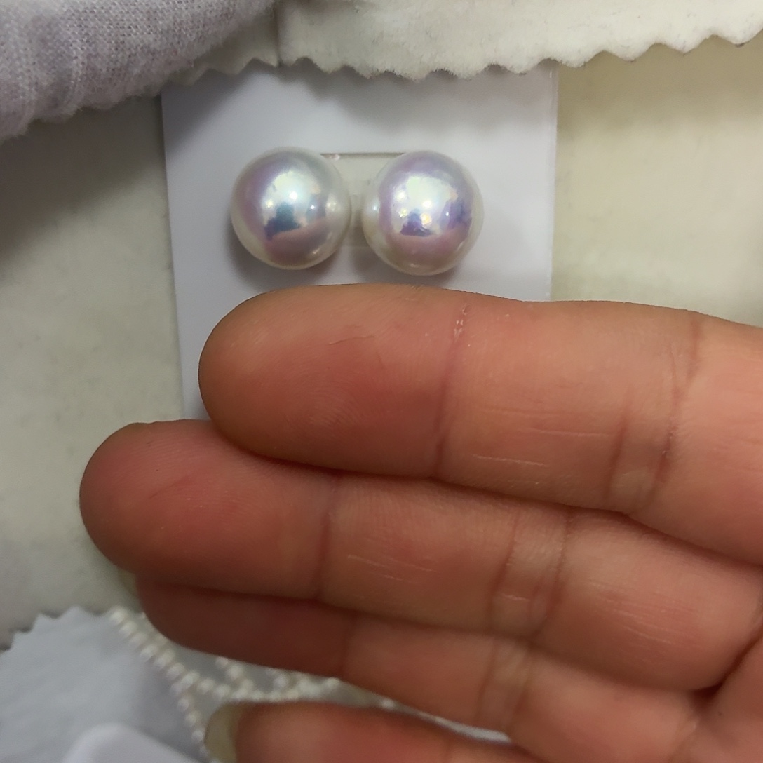 耳饰淡水珍珠未镶嵌定制
