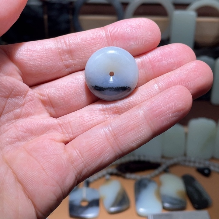 和田玉平安扣未镶嵌