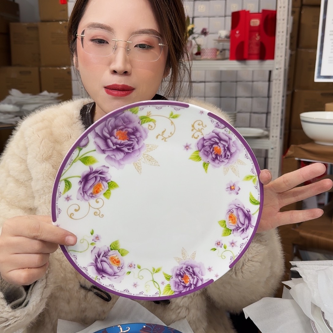 骨瓷高骨9英寸月光盘23cm一个