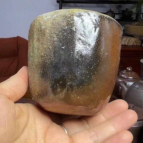 戬谷龙窑柴烧茶杯009