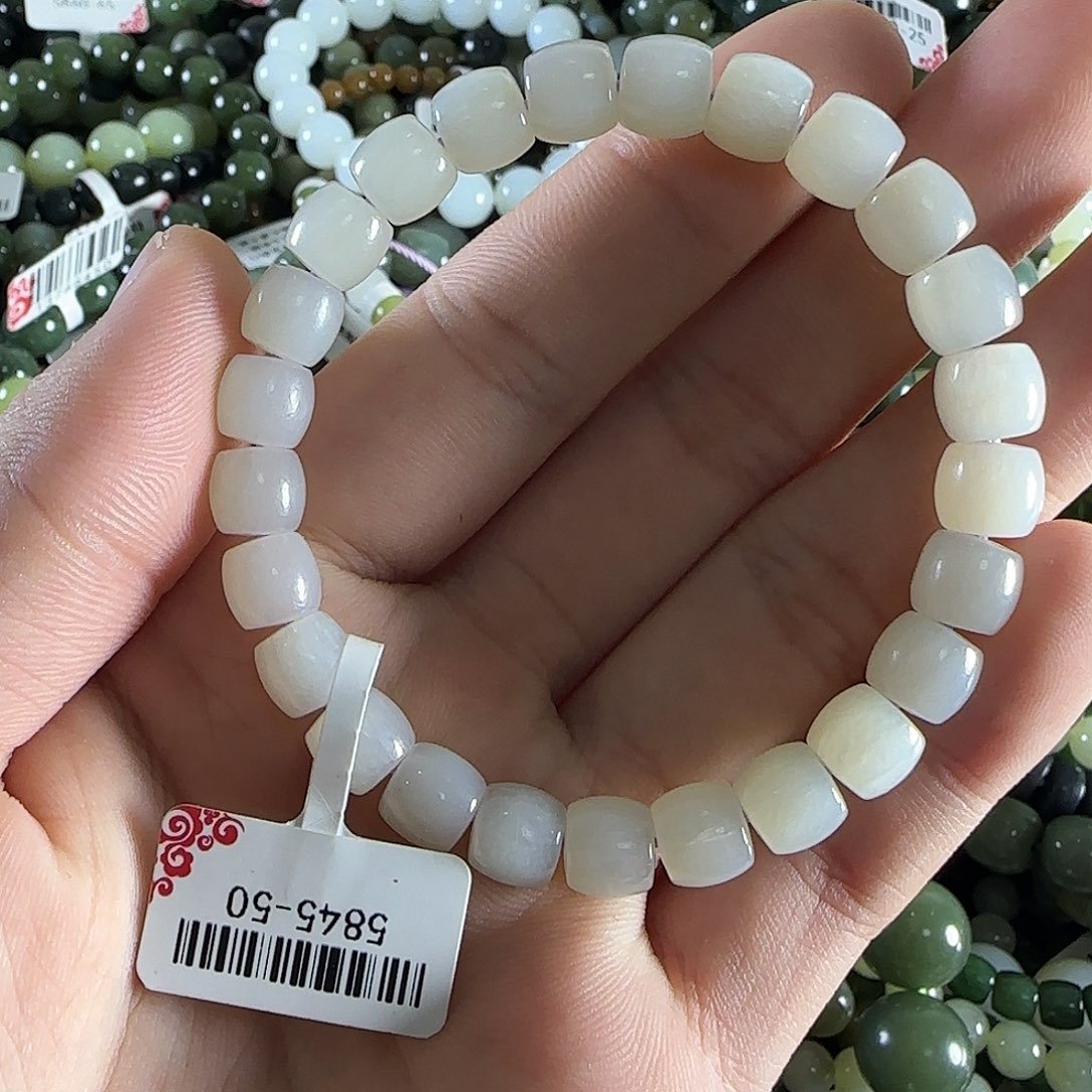 和田玉手链未镶嵌4