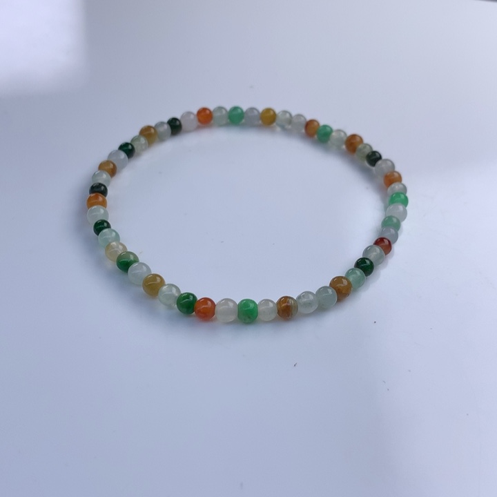 翡翠手串未镶嵌3.5mm！