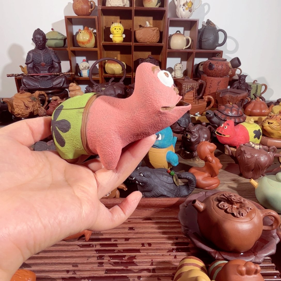 紫砂茶壶大***琛纯手工制作过程非常