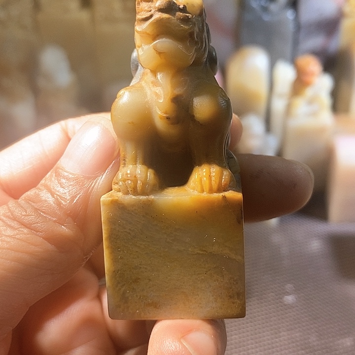 巴林石印石国巴林石雕刻艺术品