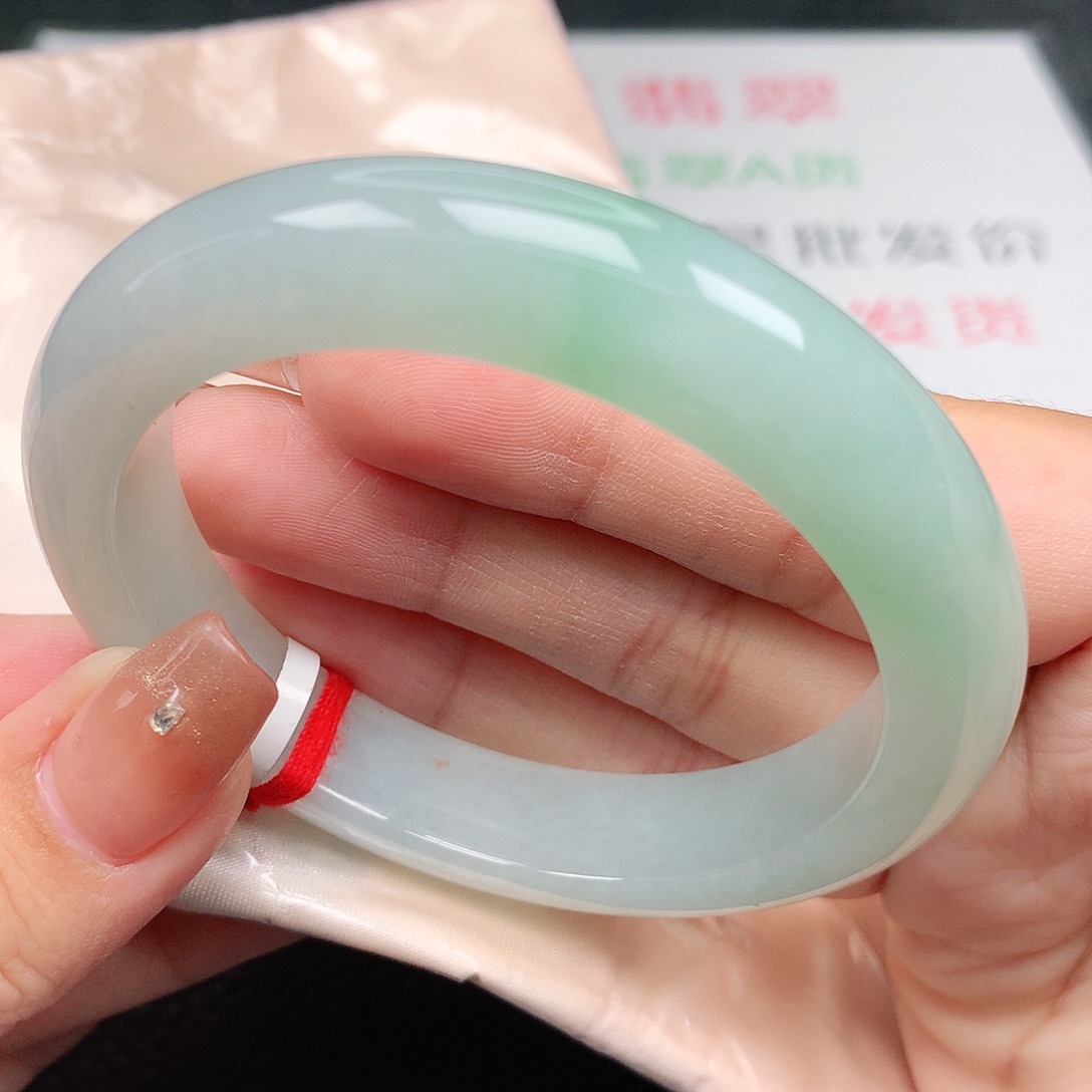 未镶嵌手镯翡翠56正圈