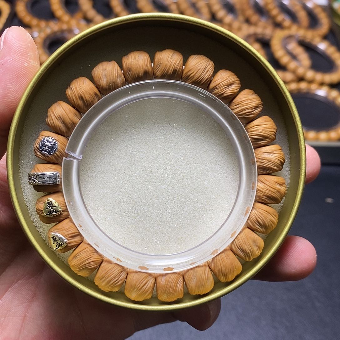 猴头核桃手串四标鬼印无相尺寸10-11全品93号