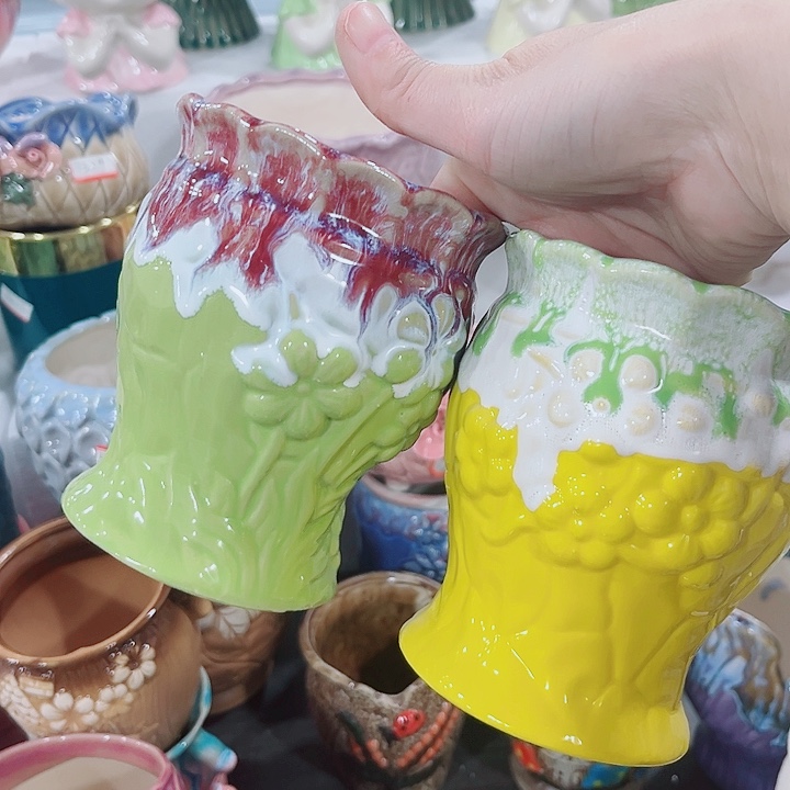 多肉陶瓷花盆满10元包邮