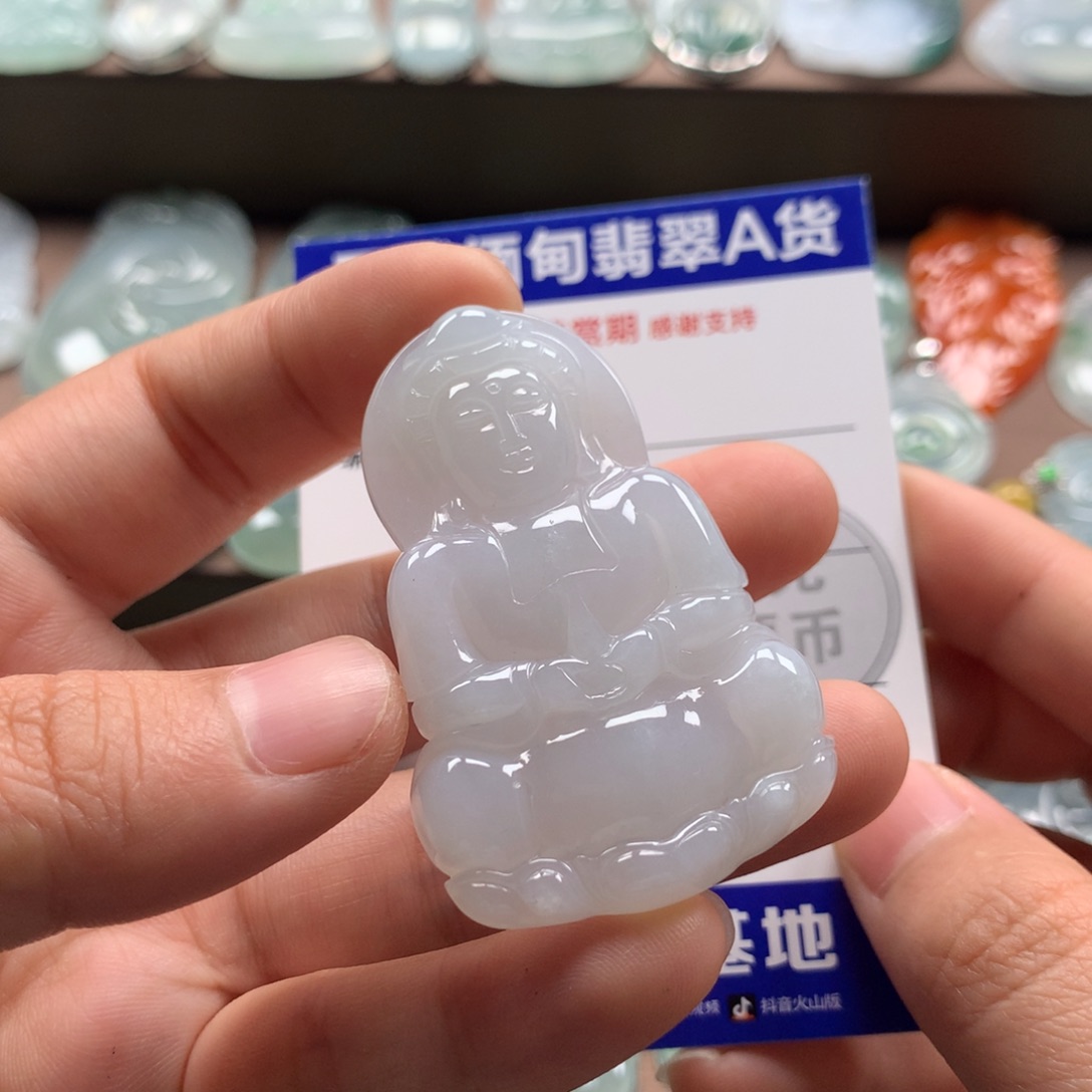 翡翠未镶嵌颈饰天然翡翠