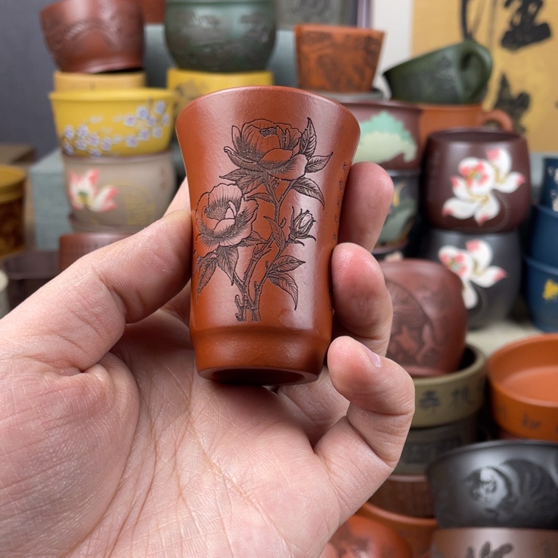 紫砂茶杯紫砂茶杯