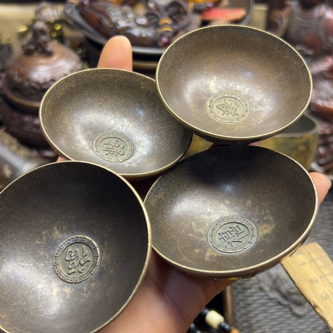 铜摆件欢迎欢迎你