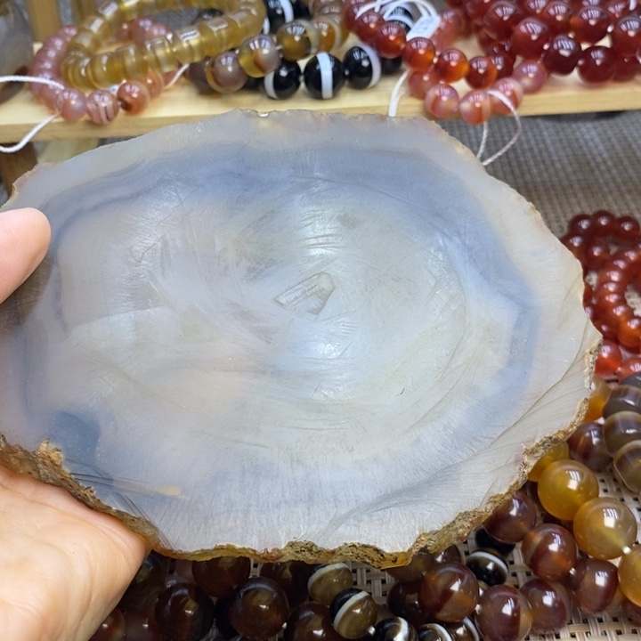 架***生玛瑙/玉髓未镶嵌手链