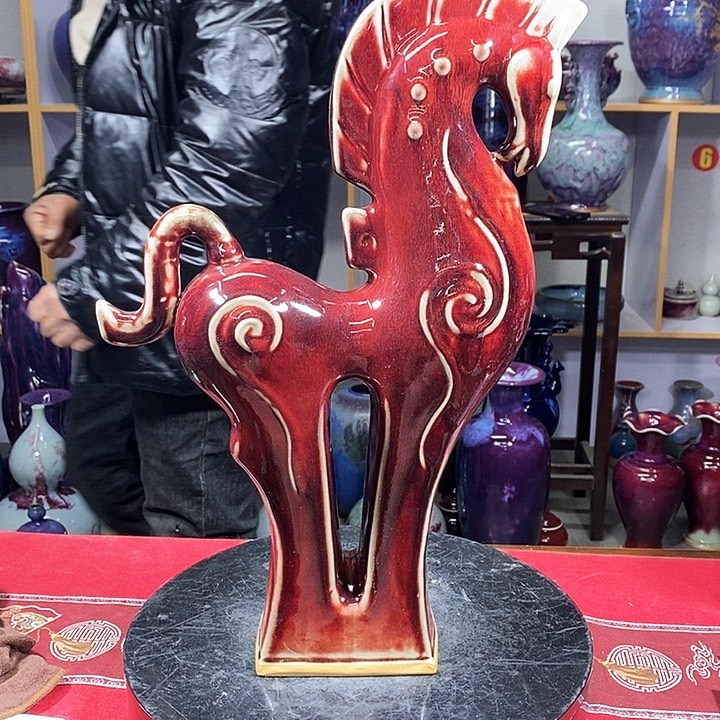 瓶中国神垕精品钧瓷