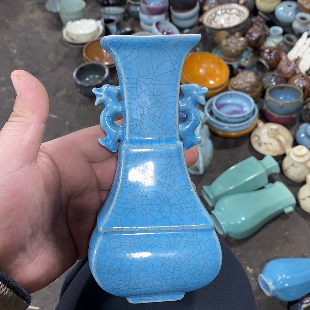 田***海摆件瓷器瓷器瓷器